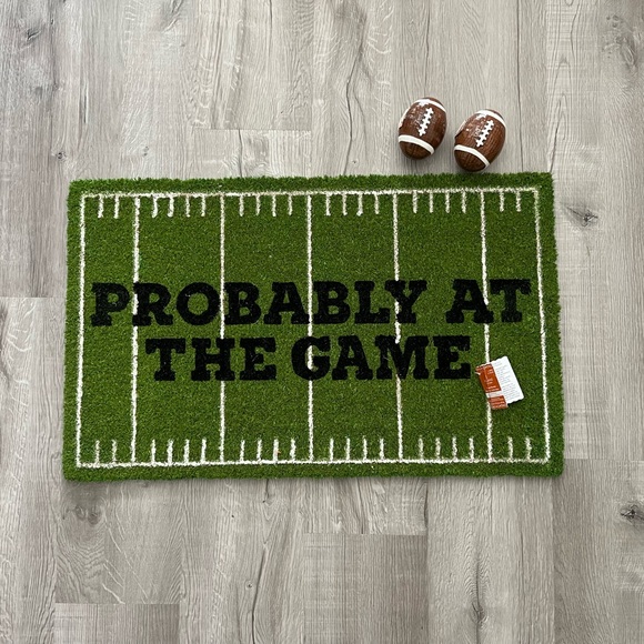 Football/ Superbowl home decor door mat brand new - Picture 4 of 4